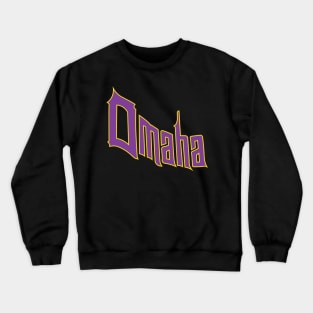 Omaha purple Crewneck Sweatshirt